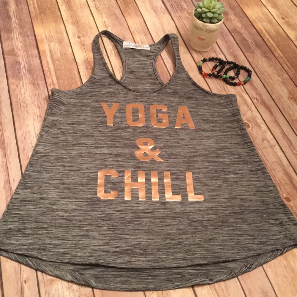 NEW Yoga and Chill tank - Picture 2 of 8